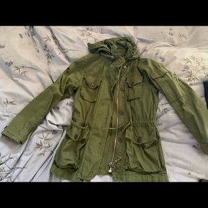 J crew cotton anorak